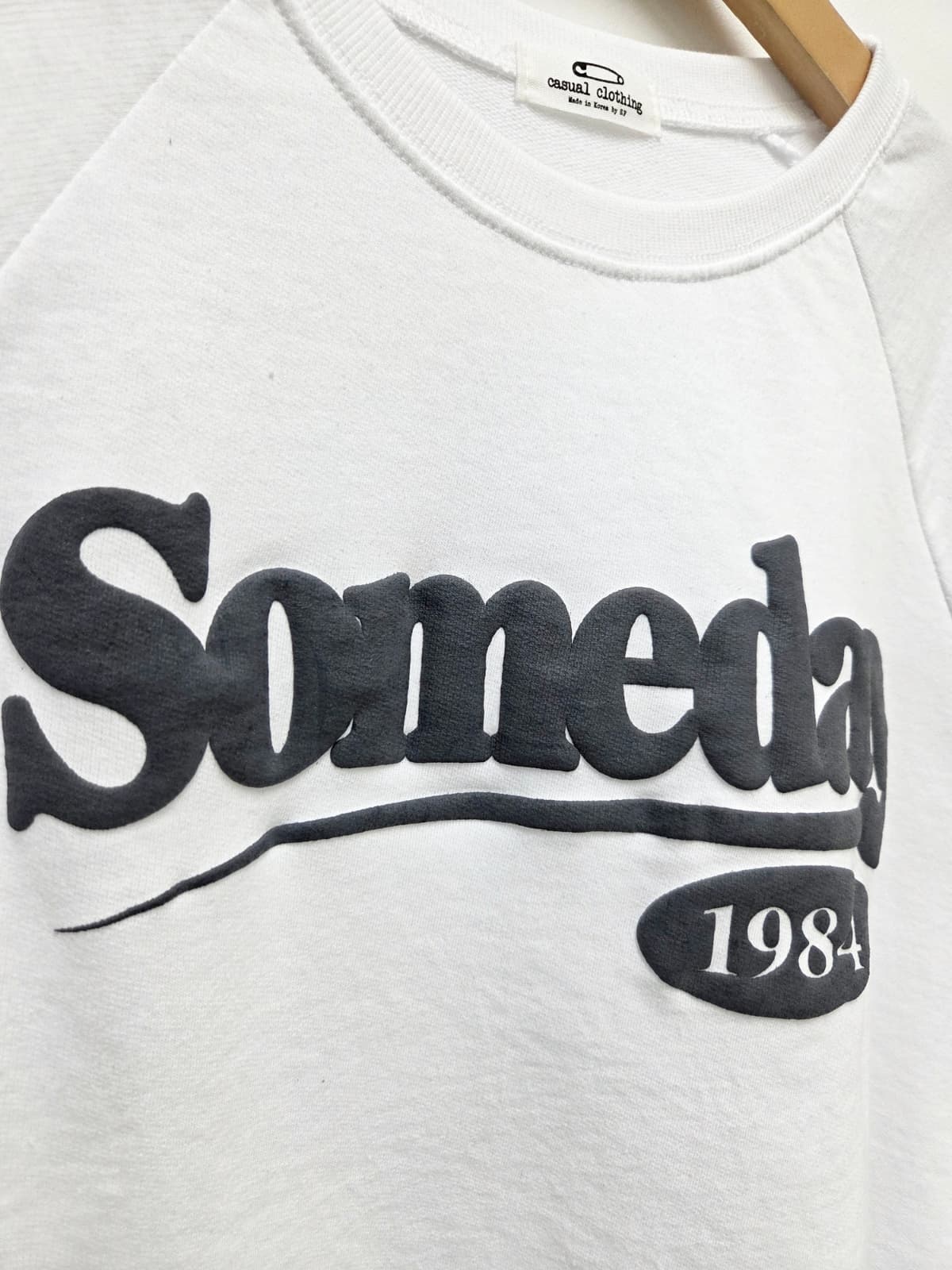 Puff Crop T-shirt (New Puff Print Crop Semi-Crop Summer) - 이미지 10