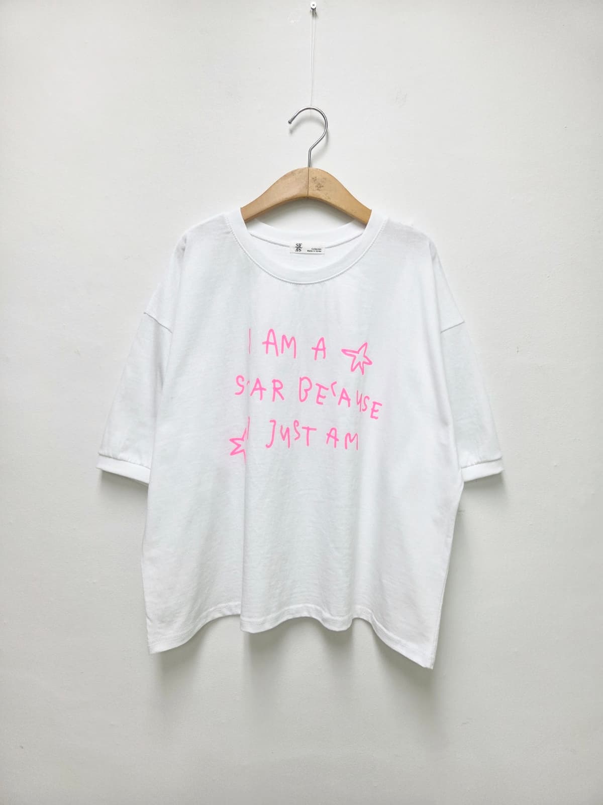 AM Printed T-shirt (New Summer Boxy T-shirt, Short Sleeve T-shirt, Cotton T-shirt, Round Neck Printed T-shirt) - 이미지 9