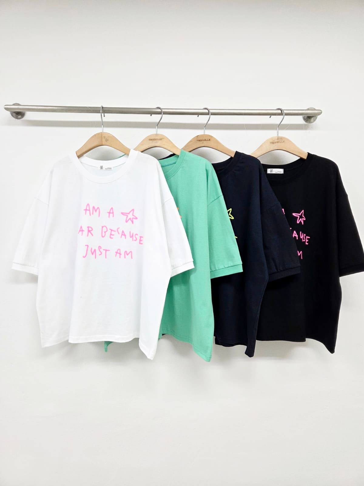 AM Printed T-shirt (New Summer Boxy T-shirt, Short Sleeve T-shirt, Cotton T-shirt, Round Neck Printed T-shirt) - 이미지 6