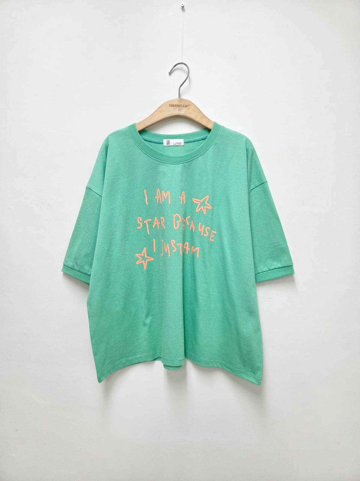 AM Printed T-shirt (New Summer Boxy T-shirt, Short Sleeve T-shirt, Cotton T-shirt, Round Neck Printed T-shirt) - 이미지 11