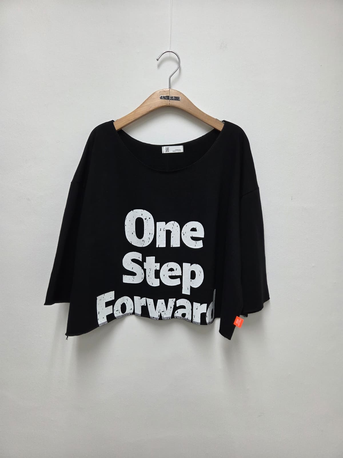 One-Step Cutting T-Shirt (New Summer Short Sleeve T-Shirt Drop Shoulder Crop T-Shirt Printed T-Shirt) - 이미지 7