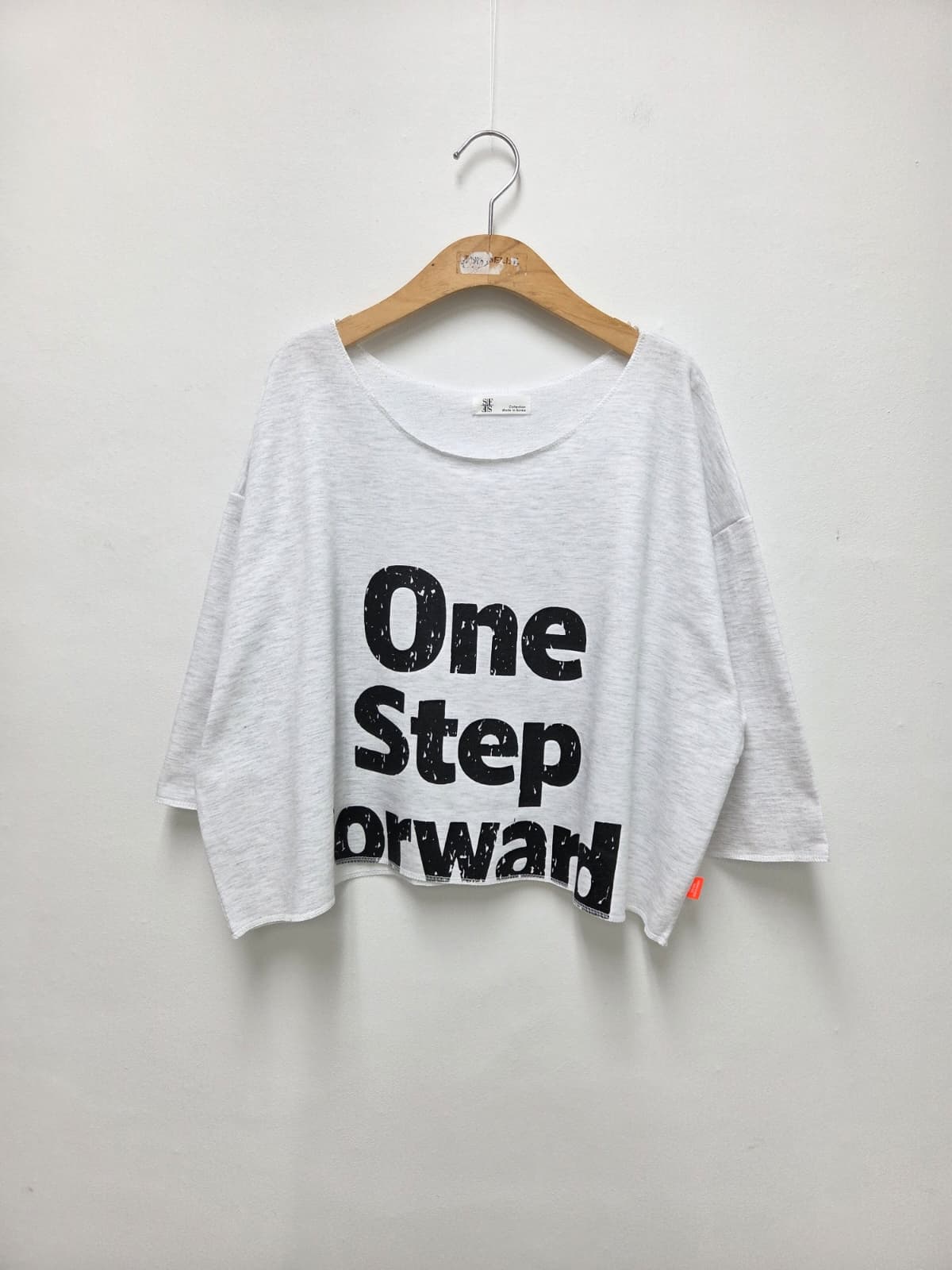 One-Step Cutting T-Shirt (New Summer Short Sleeve T-Shirt Drop Shoulder Crop T-Shirt Printed T-Shirt) - 이미지 5