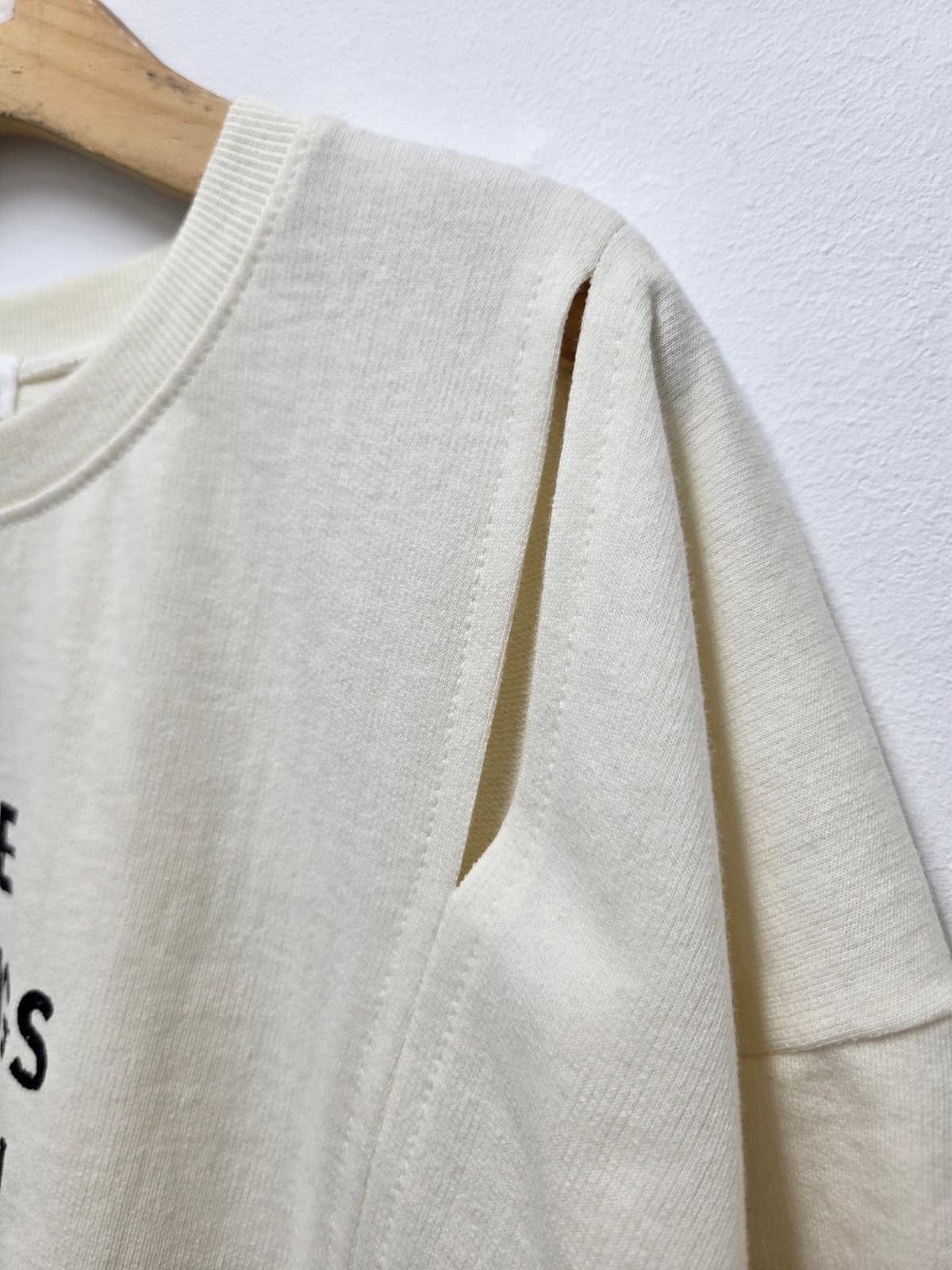 Slit T-shirt (New Short Sleeve T-shirt Summer Slit T-shirt Printed T-shirt Basic) - 이미지 12