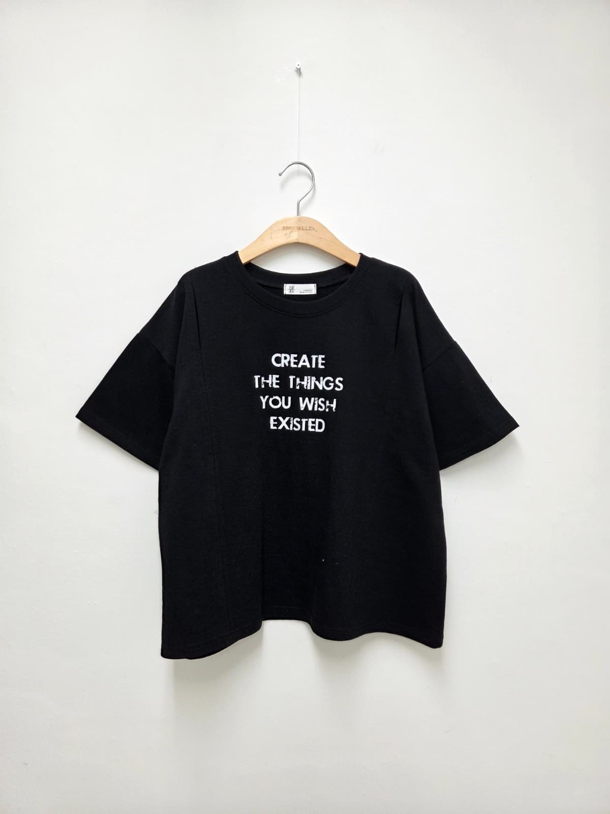 Slit T-shirt (New Short Sleeve T-shirt Summer Slit T-shirt Printed T-shirt Basic) - 이미지 10