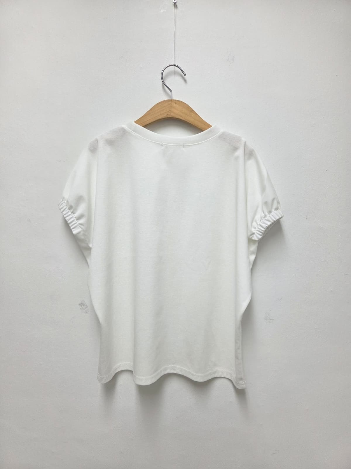 Elastic Sleeve T-shirt (New Summer Short Sleeve T-shirt, Elastic Sleeve, Round Neck) - 이미지 12