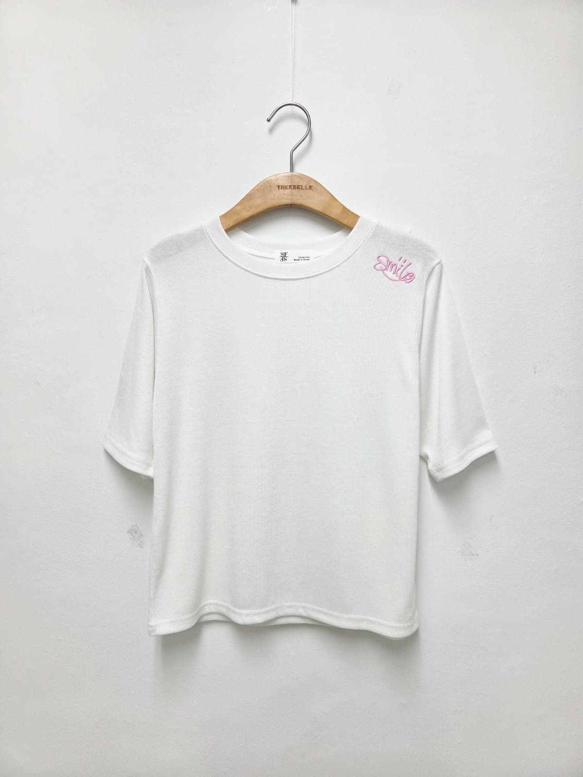 Piner Ribbed T-shirt (New Summer Short Sleeve T-shirt, Stretch Round Neck Inner Tee) - 이미지 7