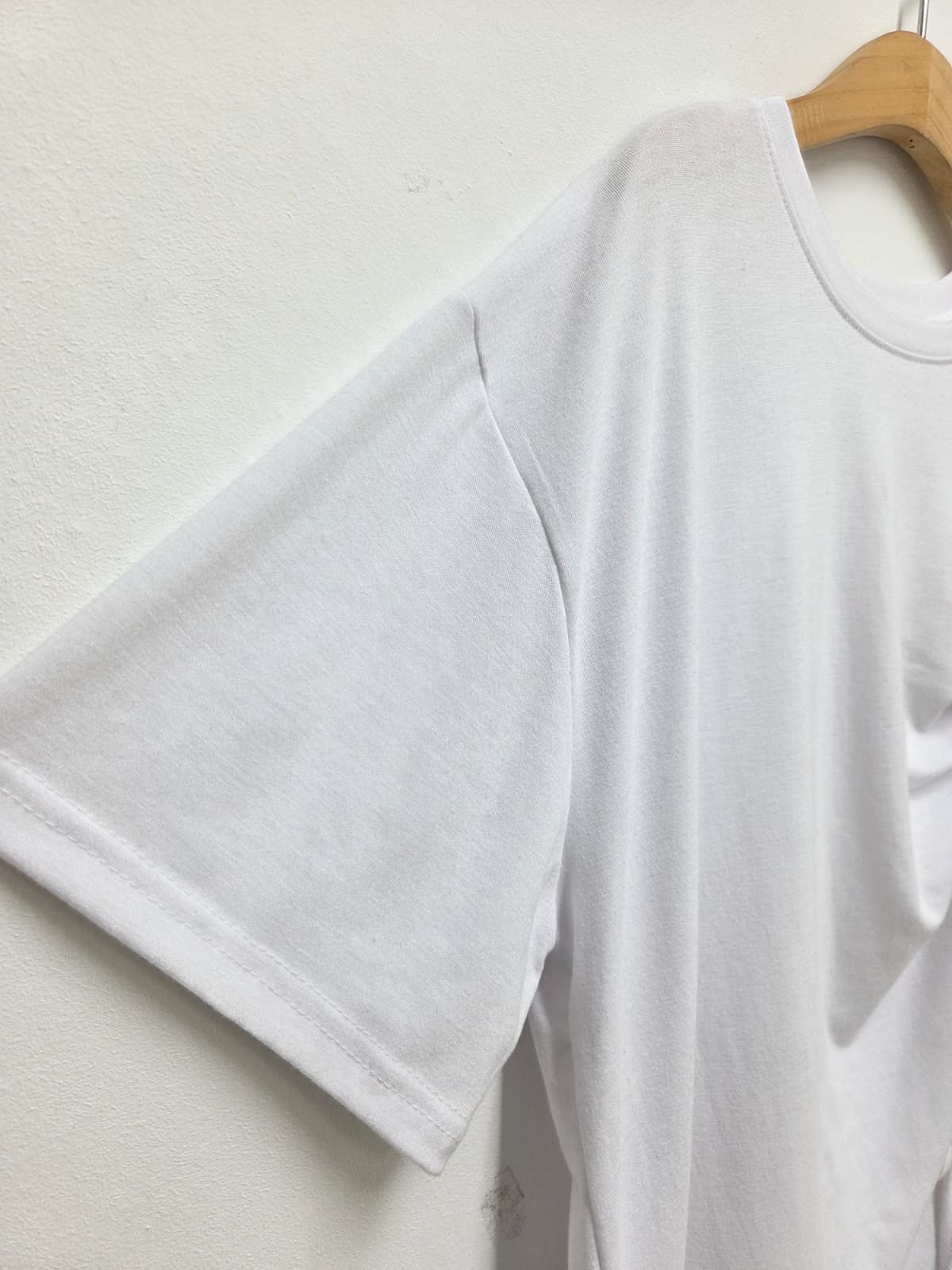 Ribbon T-shirt (New Short Sleeve T-shirt, Ribbon T-shirt, Side Pleated Flowy T-shirt) - 이미지 13