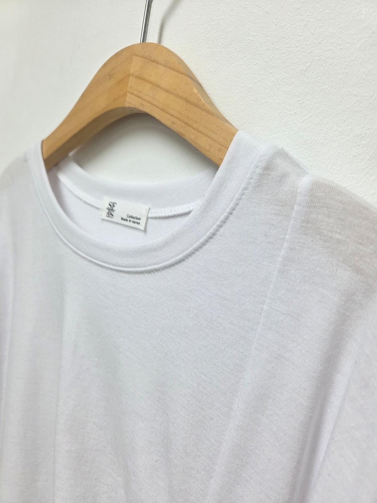 Ribbon T-shirt (New Short Sleeve T-shirt, Ribbon T-shirt, Side Pleated Flowy T-shirt) - 이미지 12