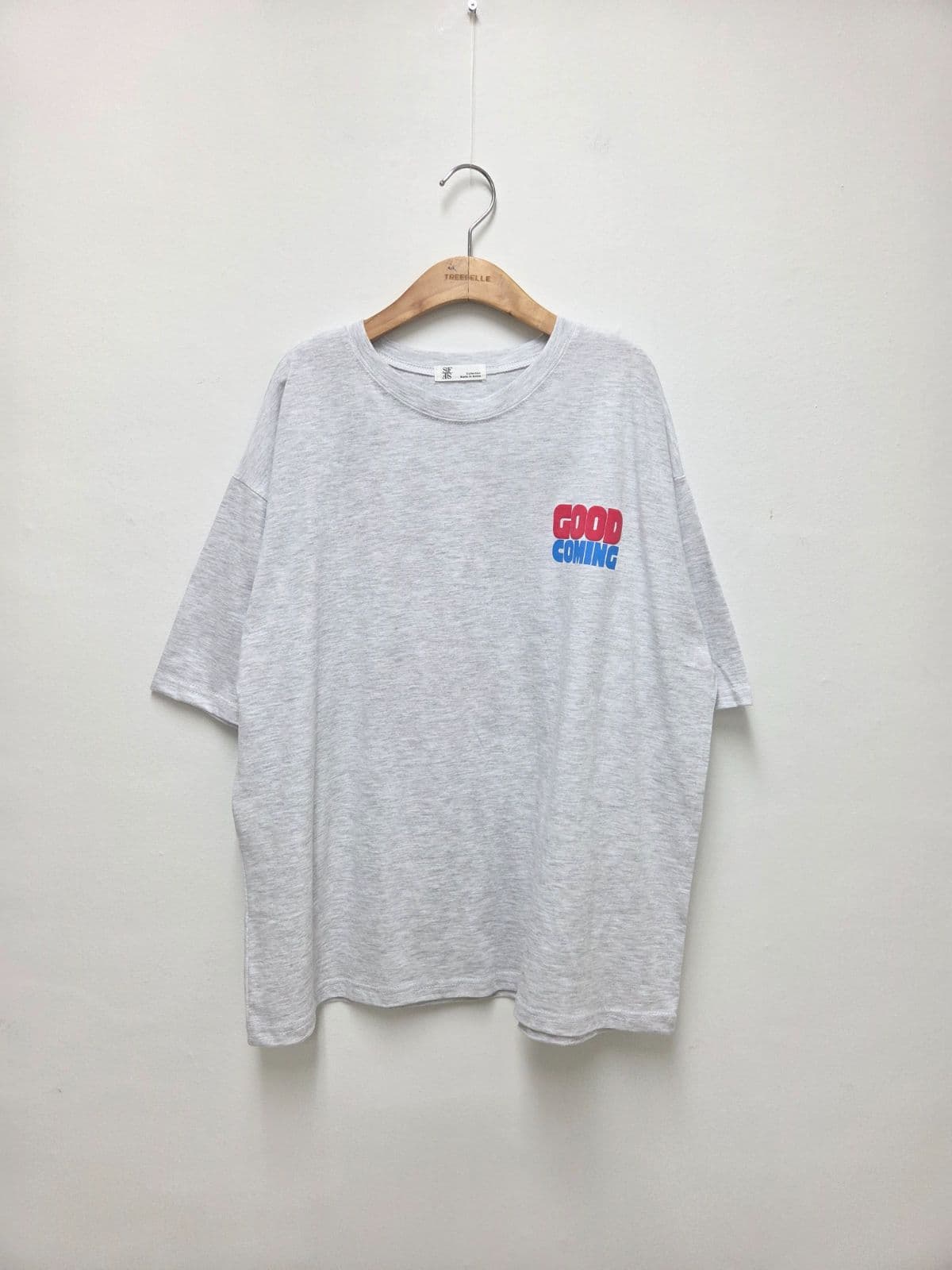 Coming Foam T-shirt (New Boxy T-shirt Loose Fit Big Size Printed Foam) - 이미지 14