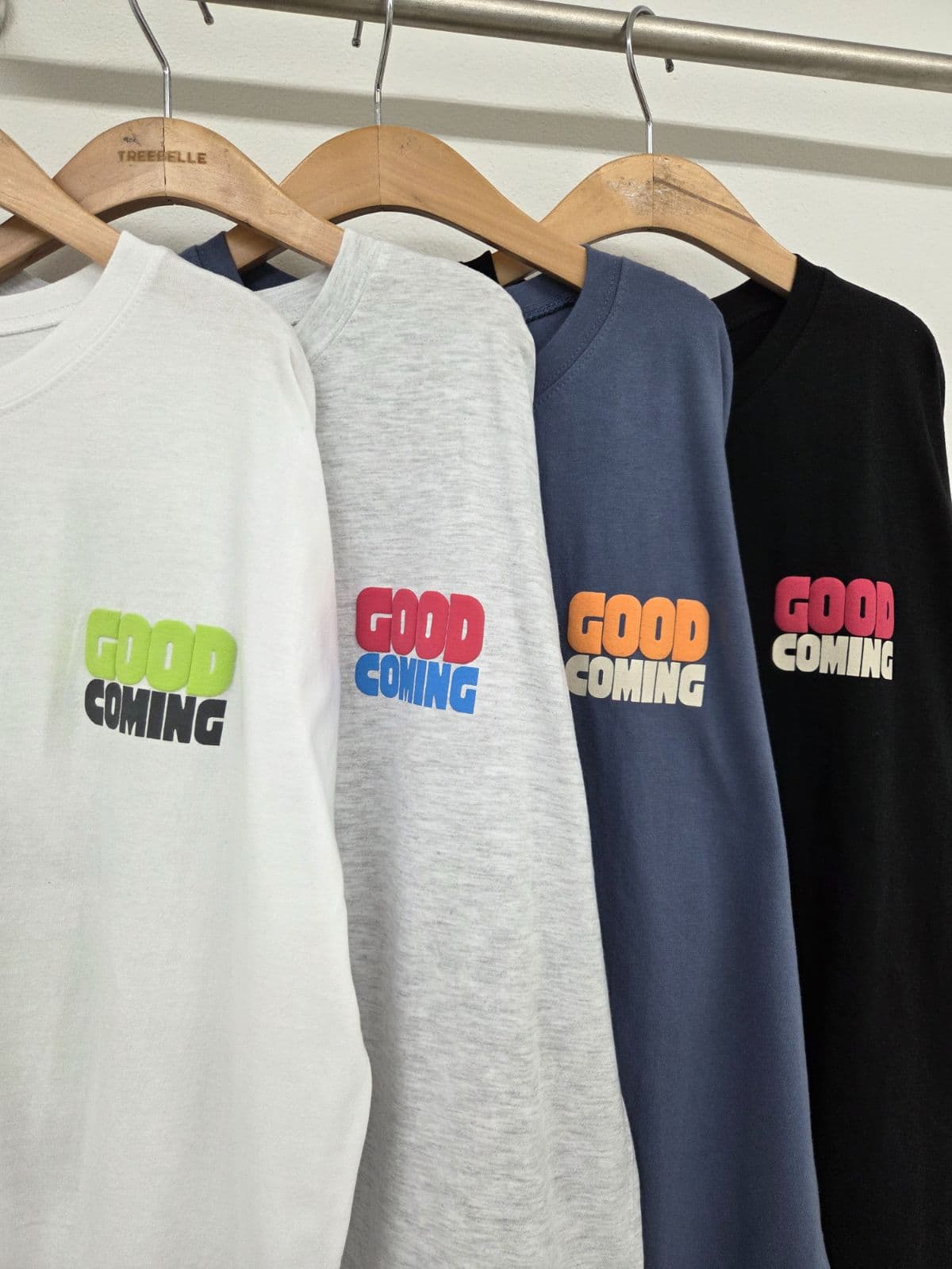 Coming Foam T-shirt (New Boxy T-shirt Loose Fit Big Size Printed Foam) - 이미지 8