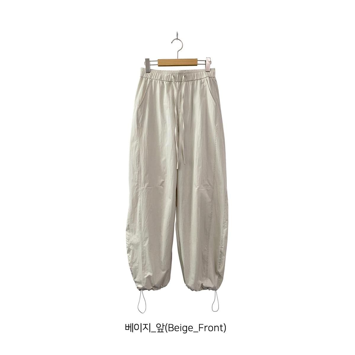 Airy Balloon Pants (New Long Pants Wide Pants Cooling Crinkly Cotton Pants) - 이미지 4
