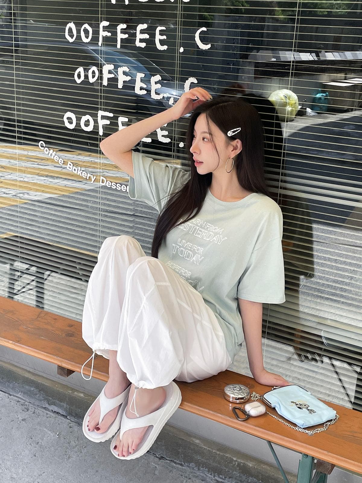 Airy Balloon Pants (New Long Pants Wide Pants Cooling Crinkly Cotton Pants) - 이미지 8