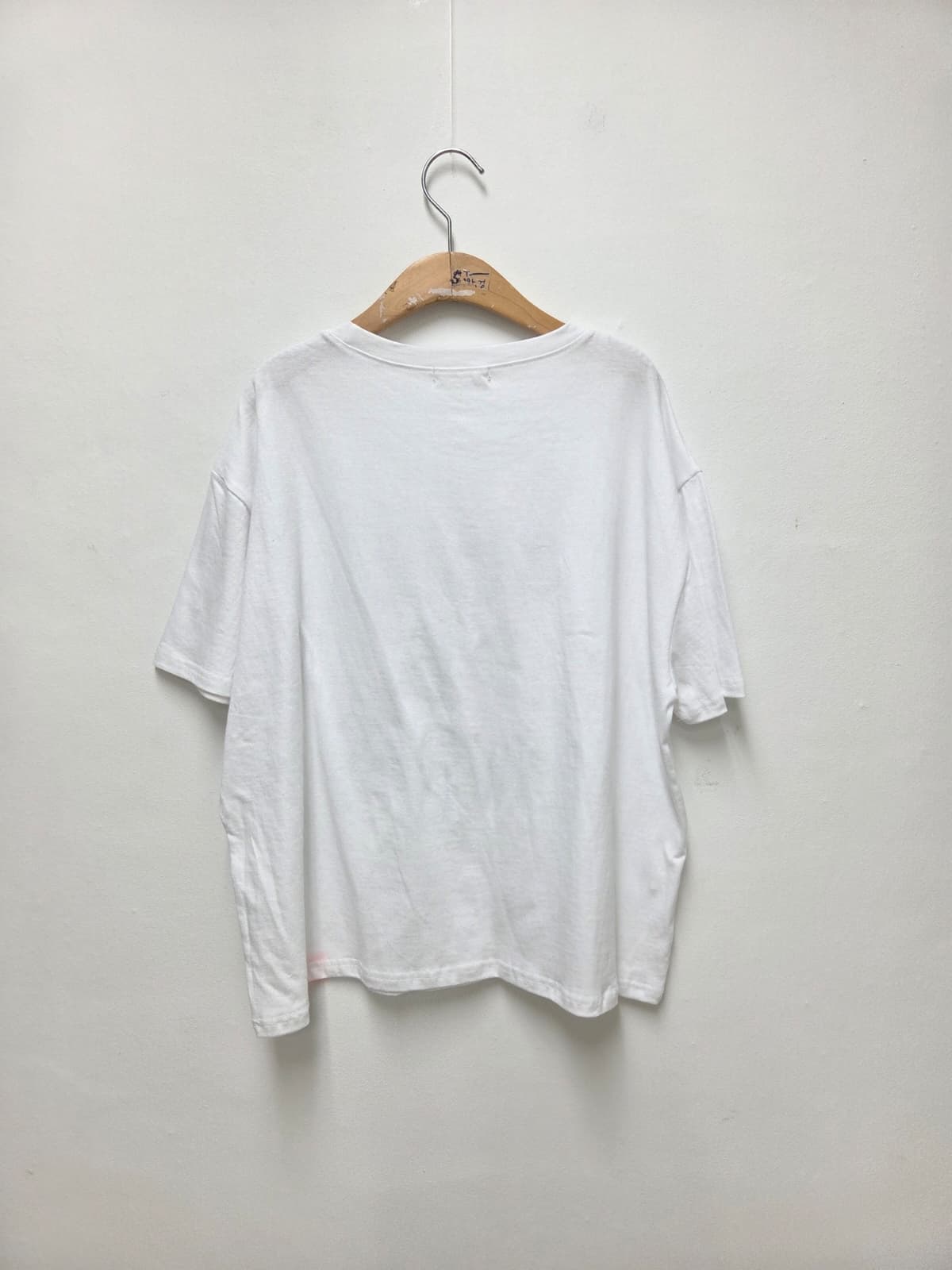 Double Line T-shirt (New Summer Printed T-shirt, Boxy T-shirt, Puff Print, Round Neck) - 이미지 10