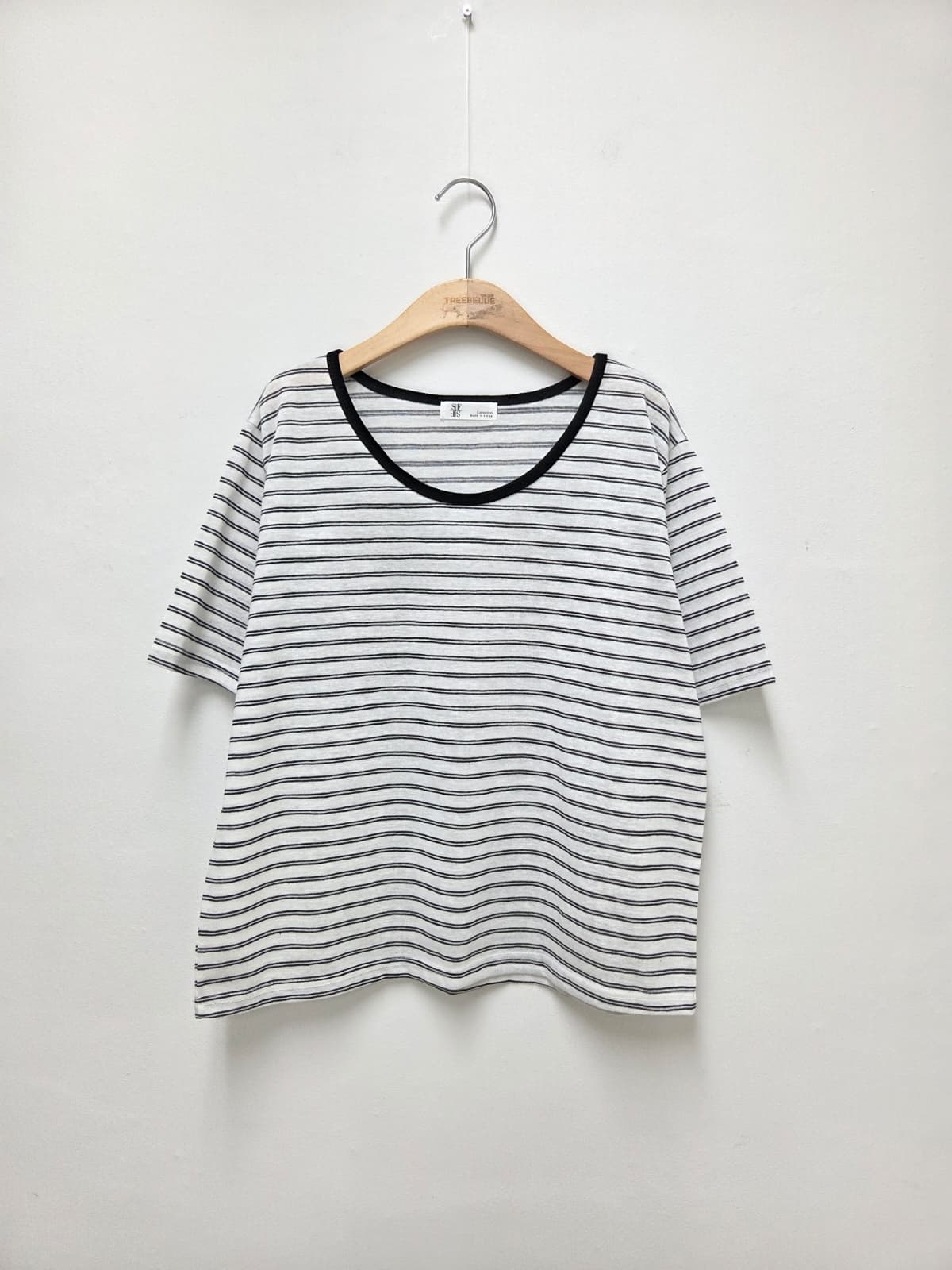 Flex Striped T-shirt (New Arrival Short Sleeve Summer Striped Cool T-shirt) - 이미지 6