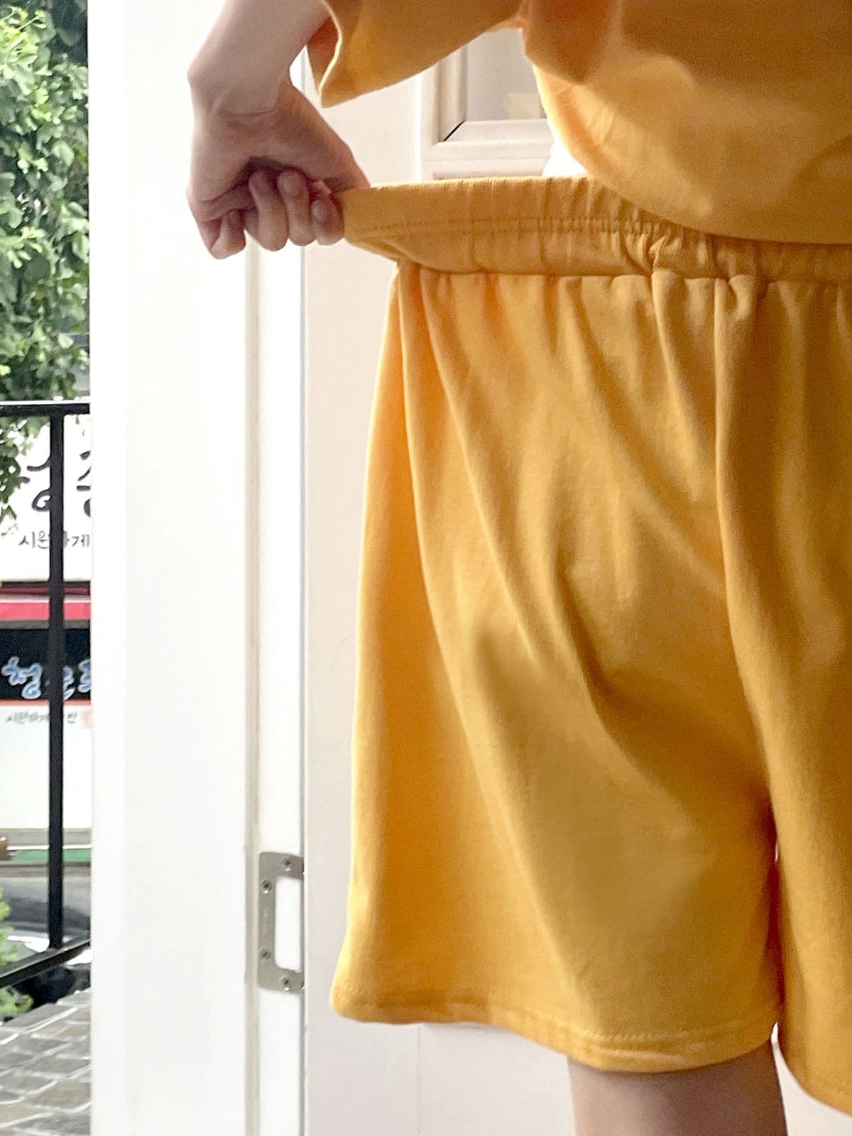 Puff Print Pants (New Arrival Summer Shorts Capsules Elastic Waist Pants Training Pants) - 이미지 3