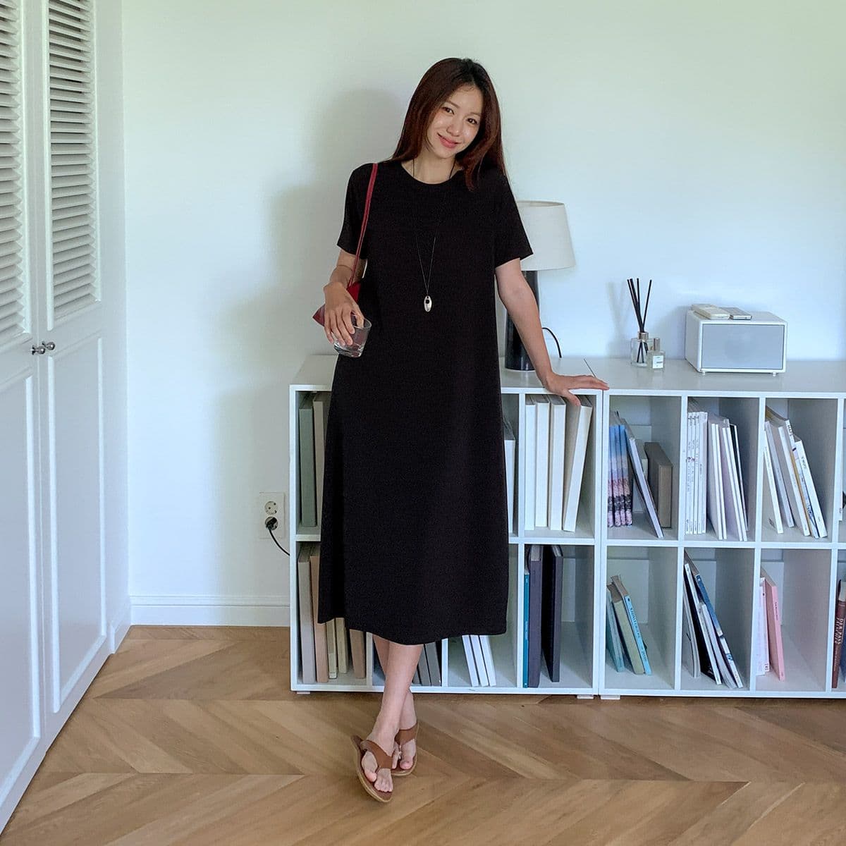Cooling Dress (New Flowy Cooling Long Dress A-line Dress Spandex) - 이미지 2