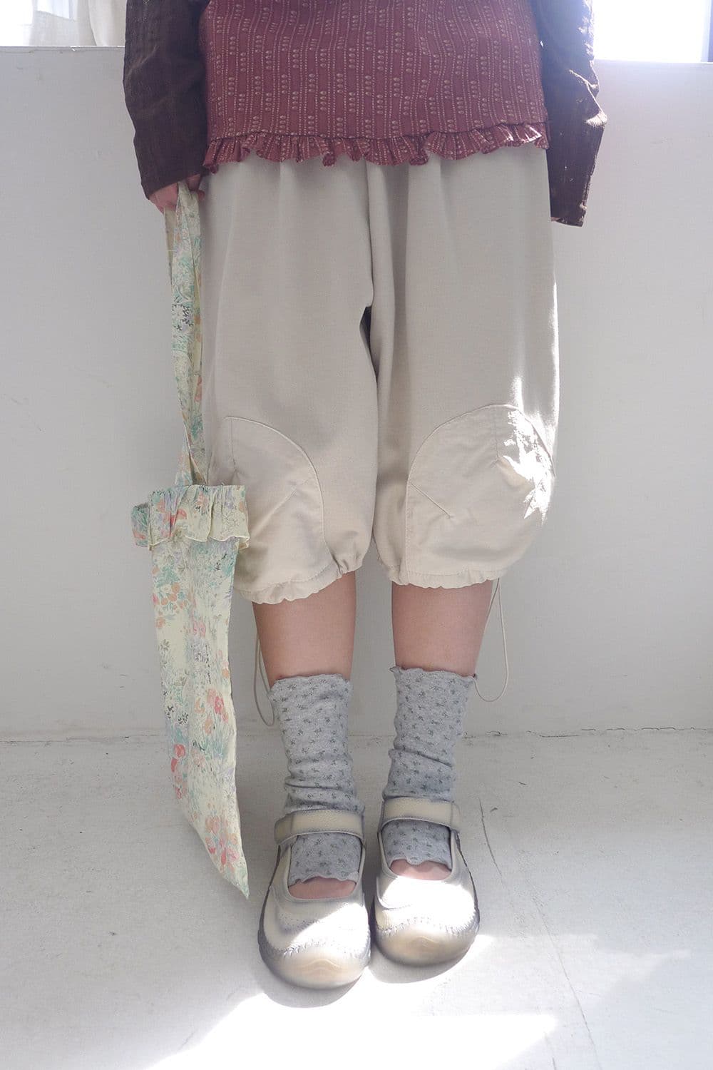 Tonton Bermuda 3/4 Length - Nylon Patch String Balloon Shorts Unisex Domestic - 이미지 6