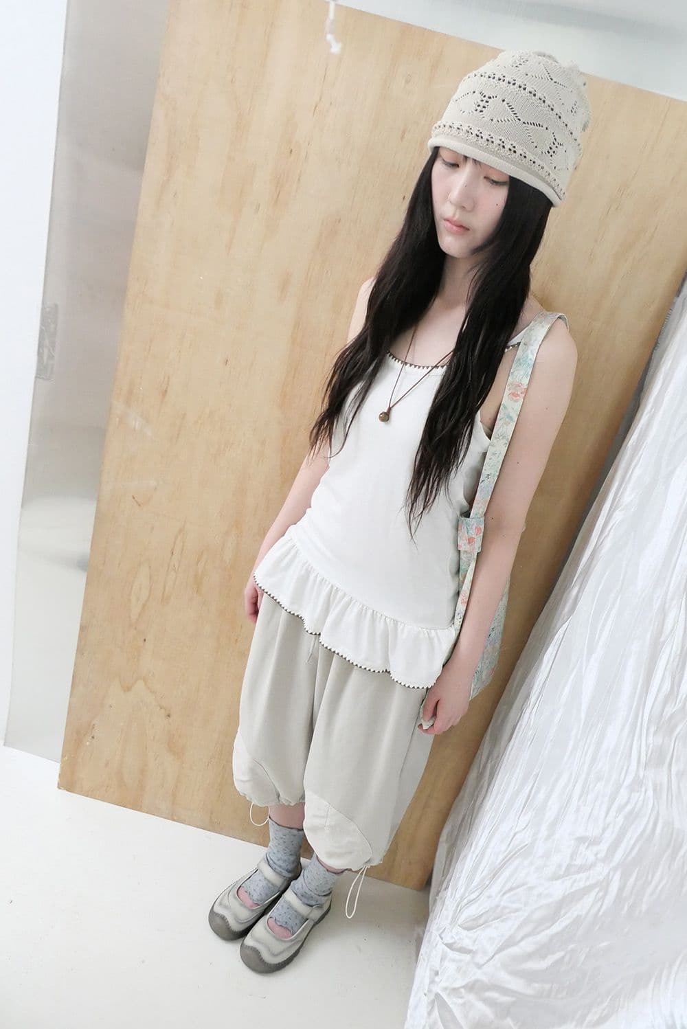 Tonton Bermuda 3/4 Length - Nylon Patch String Balloon Shorts Unisex Domestic - 이미지 3