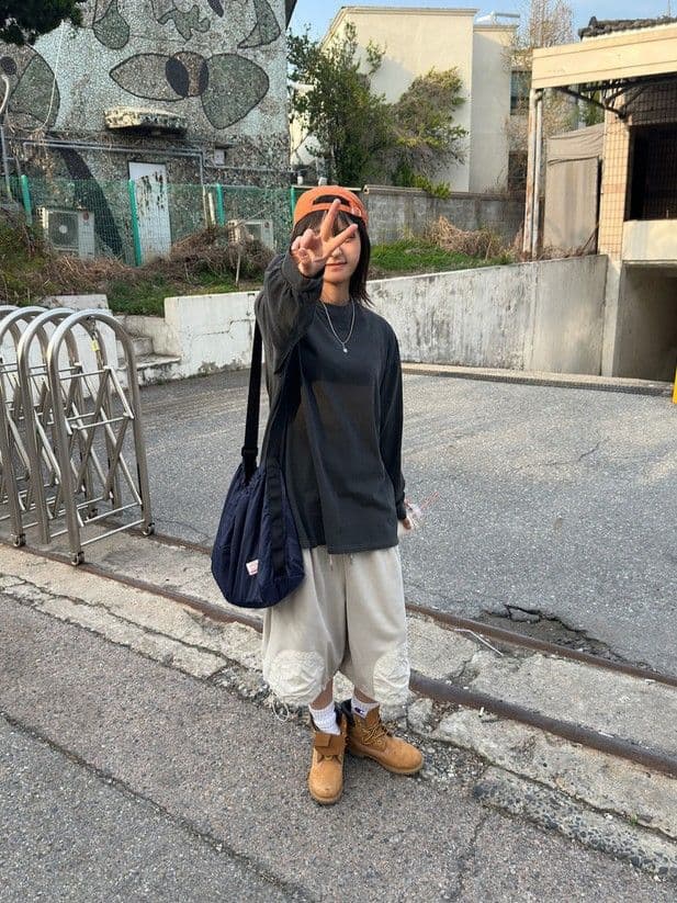 Tonton Nylon Patch Bermuda Length Half Pants with Drawstring, Made in Korea - 이미지 7