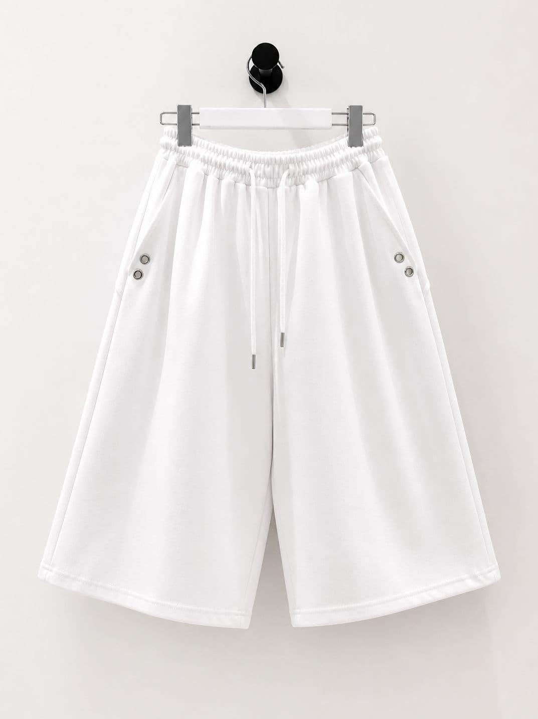 New Arrival Keyring Eyelet Cut-out Bermuda Shorts 3/4 Length Unisex Combined High Quality Popular - 이미지 9