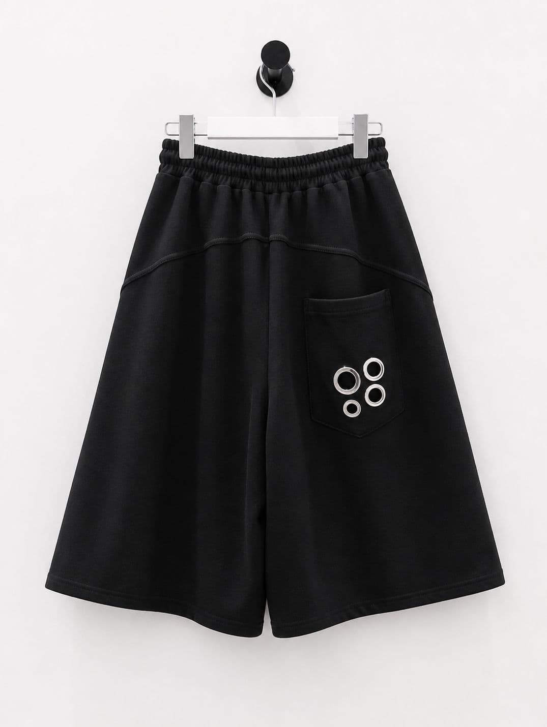 New Arrival Keyring Eyelet Cut-out Bermuda Shorts 3/4 Length Unisex Combined High Quality Popular - 이미지 4