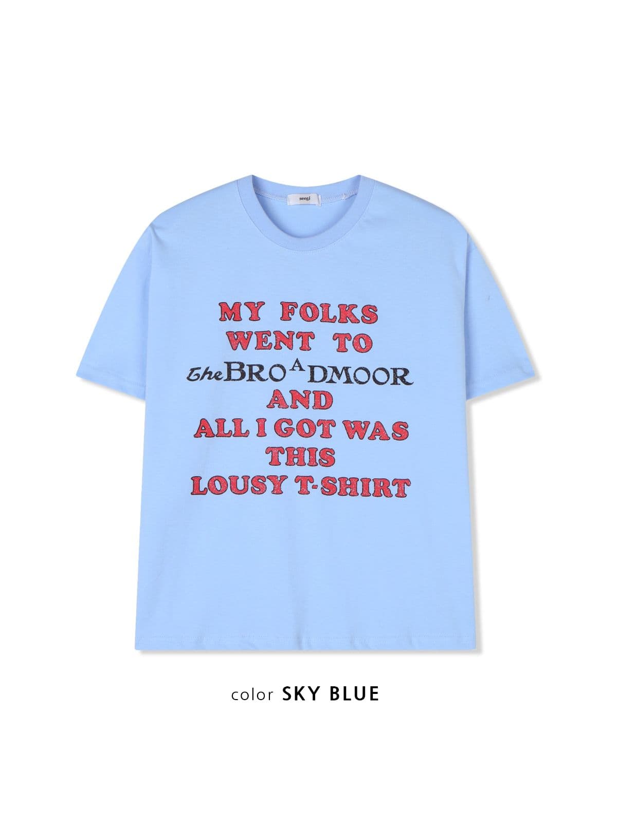 Feature) Rouge Print Men's Crop Top 20-Count Cotton T-shirt Short Sleeve T-shirt Unisex Popular New Arrival - 이미지 17