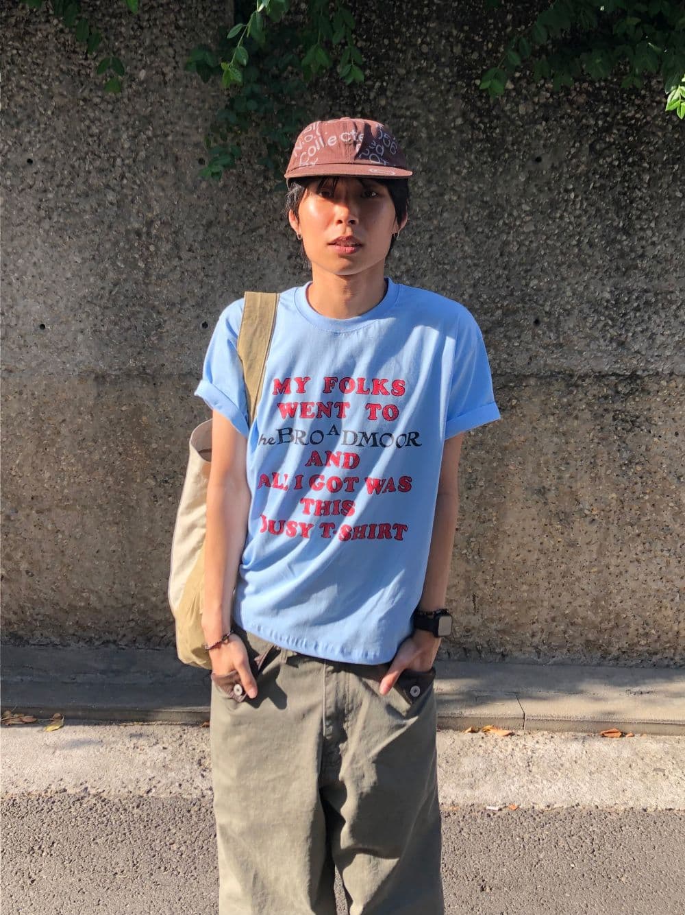 Feature) Rouge Print Men's Crop Top 20-Count Short Sleeve T-shirt Unisex Popular New Arrival Layering - 이미지 2