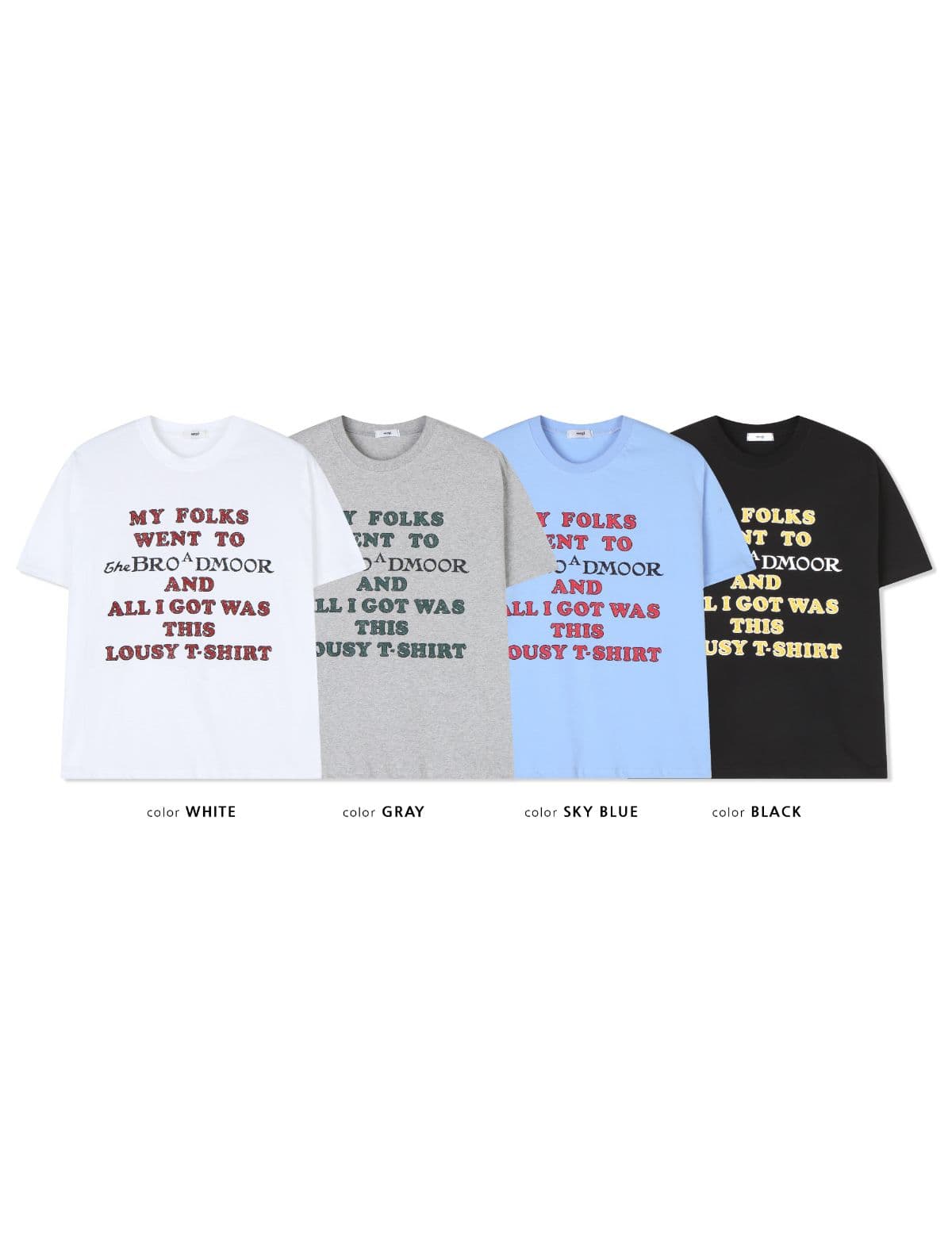 Feature) Rouge Print Men's Crop Top 20-Count Short Sleeve T-shirt Unisex Popular New Arrival Layering - 이미지 15