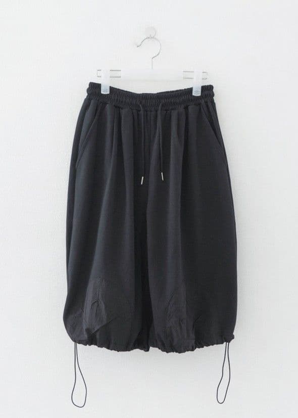 Tone Tone Nylon Patch Bermuda Shorts - 3/4 Length Joggers Wide Pants Layered Pants Popular - 이미지 9