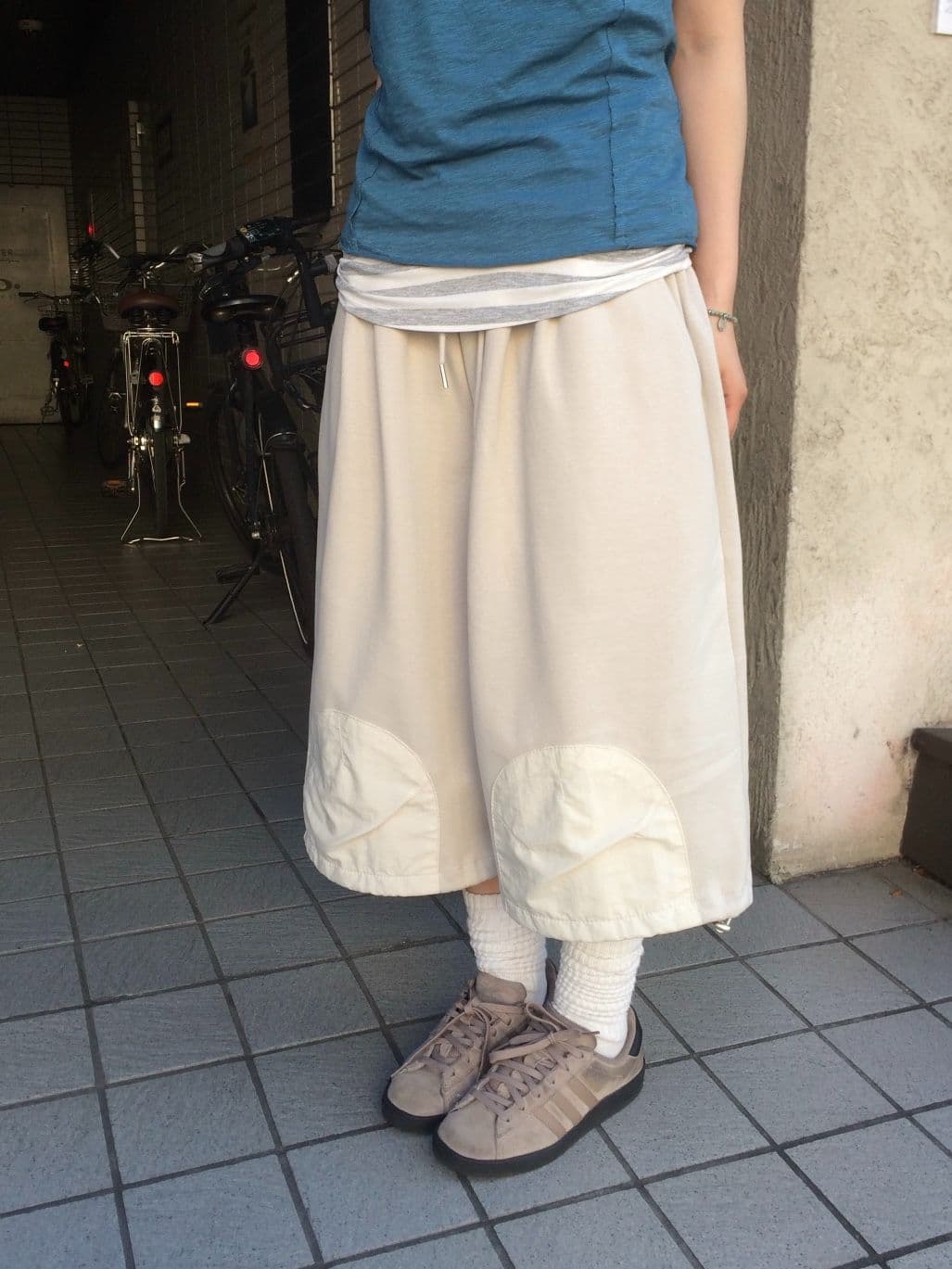 Tonton Bermuda 3/4 Length - Balloon Wide Half Pants Layered Jogger String - 이미지 7