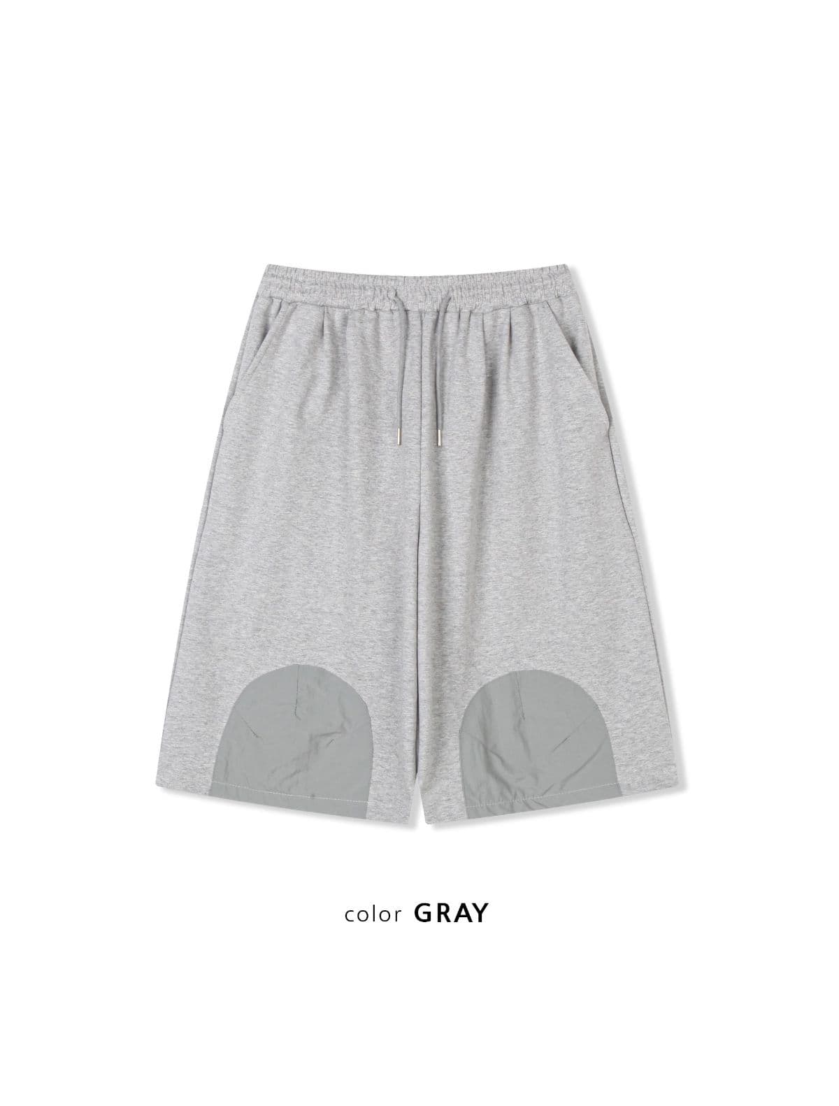 Tonton Bermuda 3/4 Length - Balloon Wide Half Pants Layered Jogger String - 이미지 20