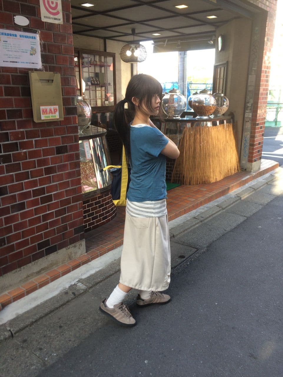 Tonton Bermuda 3/4 Length - Balloon Wide Half Pants Layered Jogger String - 이미지 3