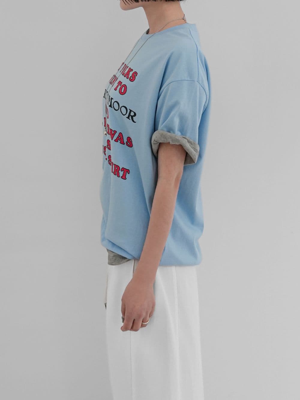 Feature) Women's Loose Fit Men's Crop Loose 20s Cotton Unisex Popular - 이미지 4