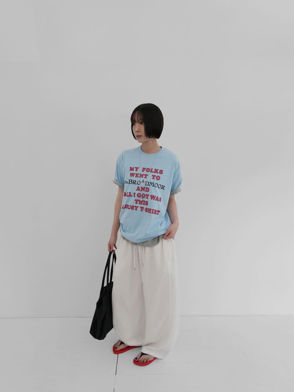 Feature) Women's Loose Fit Men's Crop Loose 20s Cotton Unisex Popular - 이미지 11