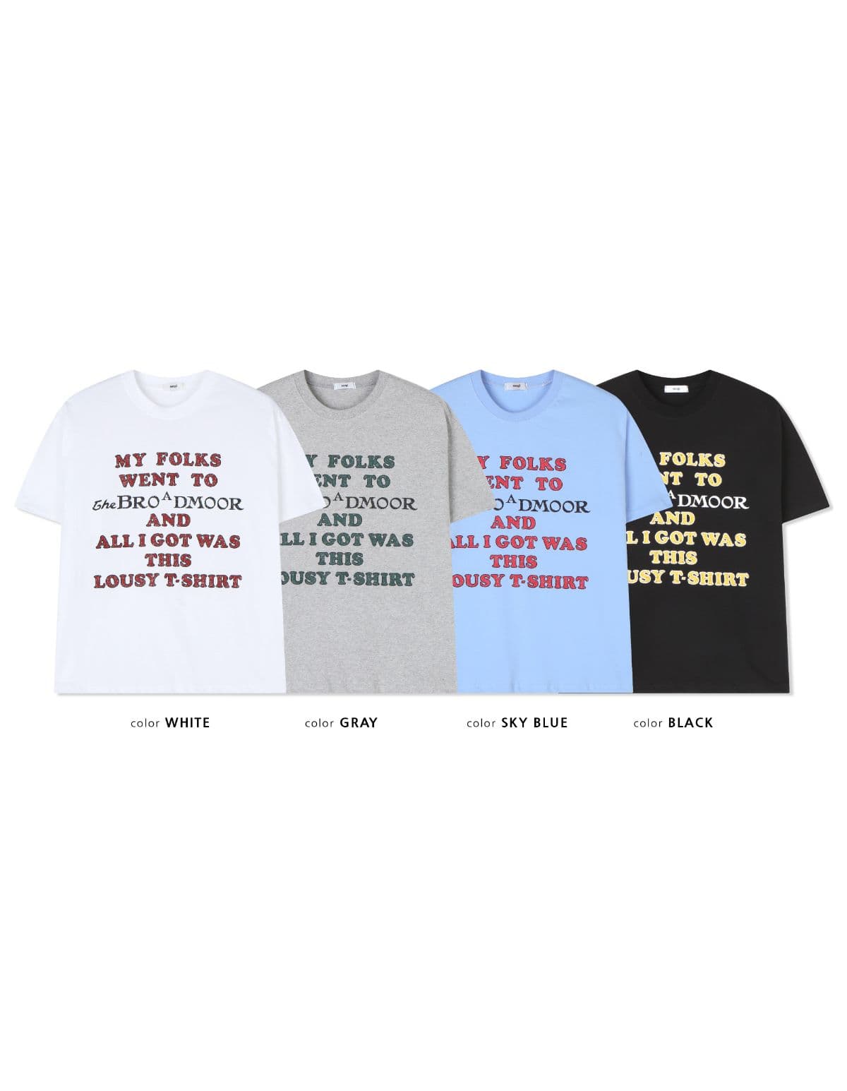 Rouge Vintage Printed 20-Count Short Sleeve T-Shirt - Unisex Men's Crop Top Loose Fit Popular New Arrival - 이미지 17