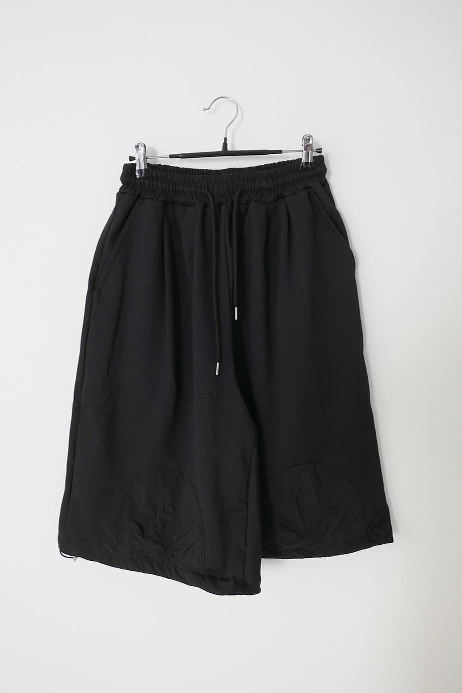 Tone Tone Patch Bermuda Shorts 3/4 Length Nylon Jogger Drawstring Bermuda Joggers Capri Balloon - 이미지 8