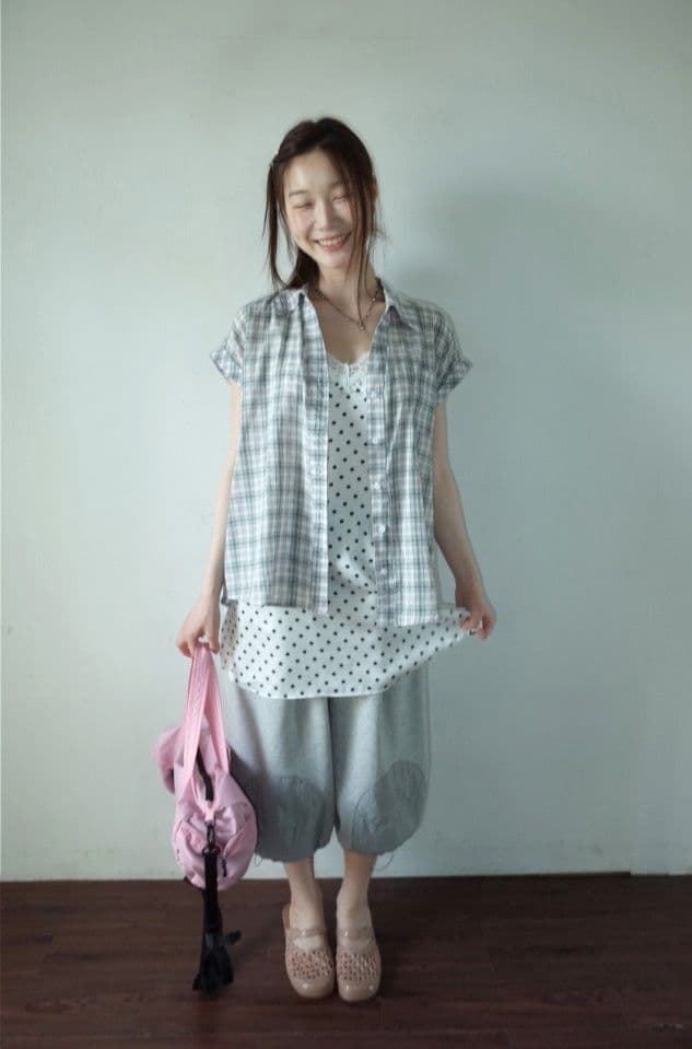 Tonton Bermuda 3/4 Length - Capri Nylon Joggers Bermuda String Layered Japanese Vintage - 이미지 2