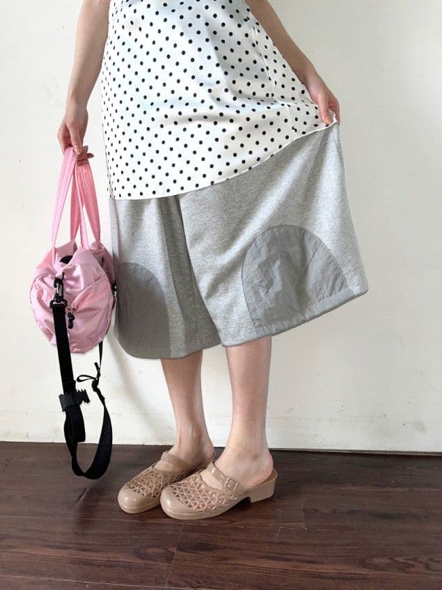 Tonton Bermuda 3/4 Length - Capri Nylon Joggers Bermuda String Layered Japanese Vintage - 이미지 7