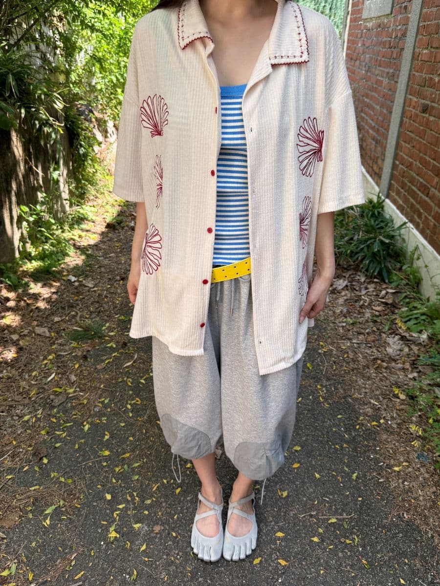 Popular) Domestically Produced Tonton Bermuda Capri Pants Jogger Drawstring Balloon Layered Two-Way - 이미지 4