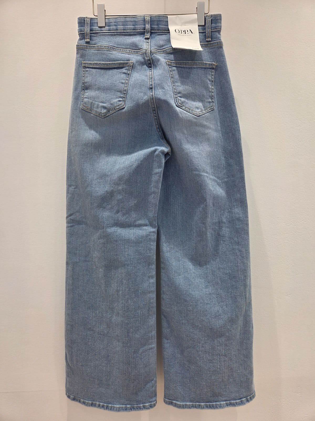 Plus Size Light Wash Dark Wash Inner Waist Four-Way Stretch Straight Wide Basic Fit Elastic Waist Denim Jeans - 이미지 11