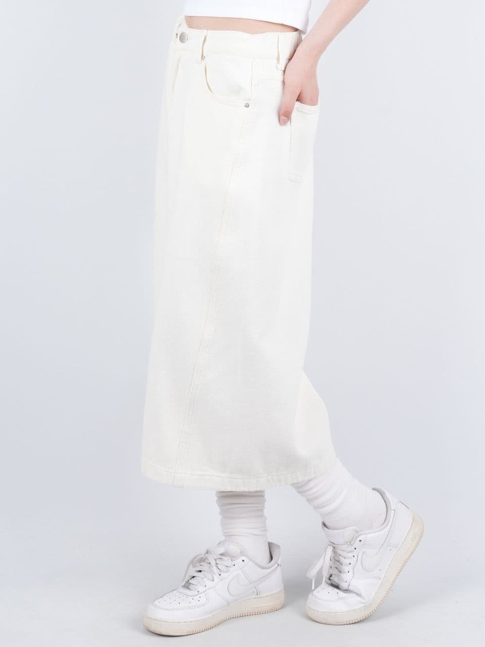 Cut-out pattern shorts denim shorts Bermuda shorts Bermuda denim denim shorts - 이미지 5