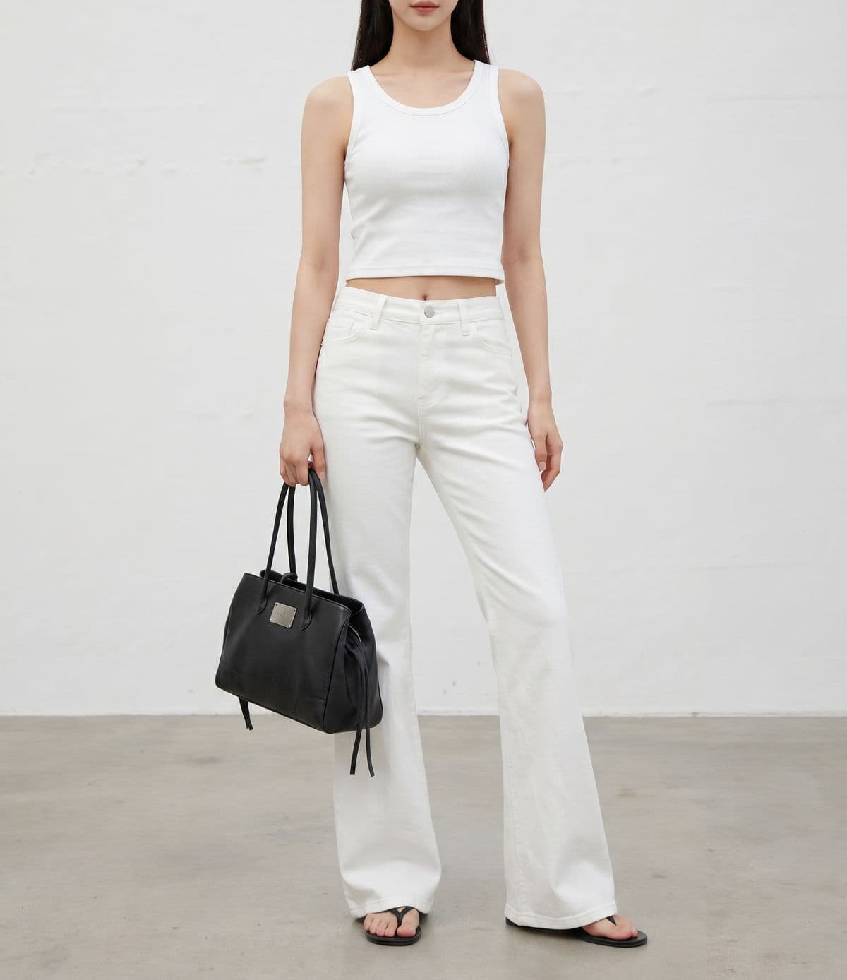 3% Spandex Tension Bootcut Semi-Bootcut Bell-bottoms Linen Pants New Autumn Arrivals Autumn Pants - 이미지 5