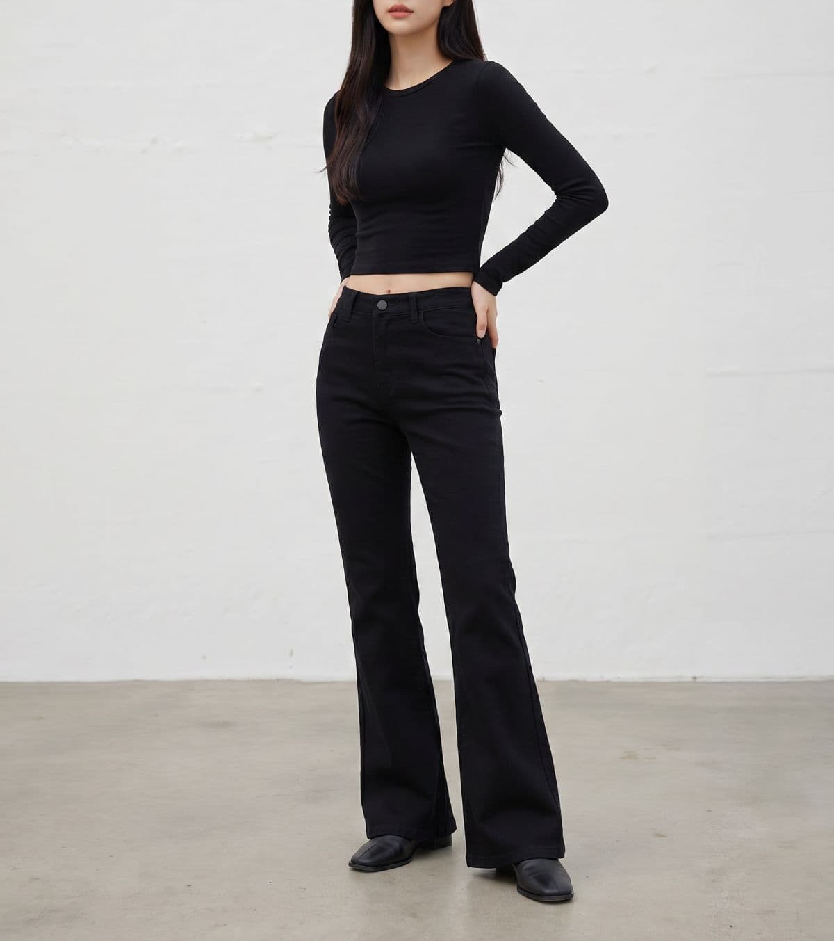 3% Spandex Tension Bootcut Semi-Bootcut Bell-bottoms Linen Pants New Autumn Arrivals Autumn Pants - 이미지 6