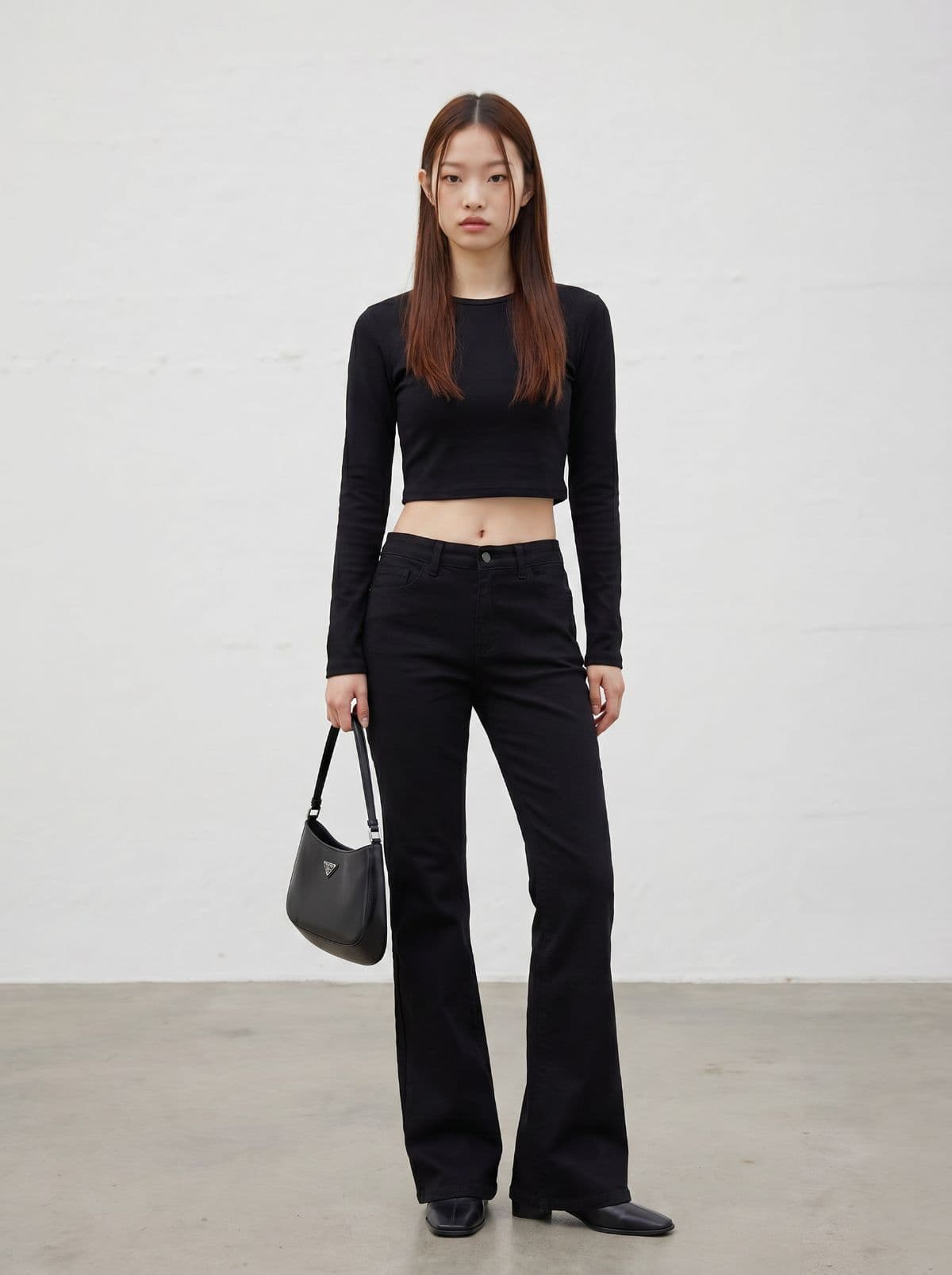 3% Spandex Tension Bootcut Semi-Bootcut Bell-bottoms Linen Pants New Autumn Arrivals Autumn Pants - 이미지 2