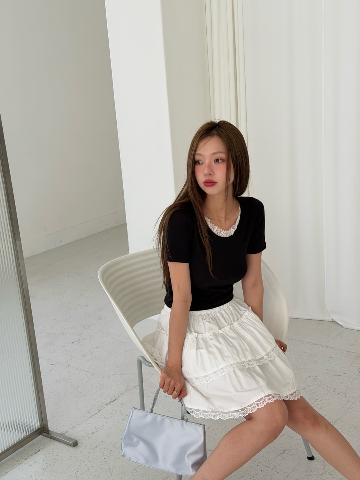 Honey You Neck Short Sleeve T-shirt - 이미지 15