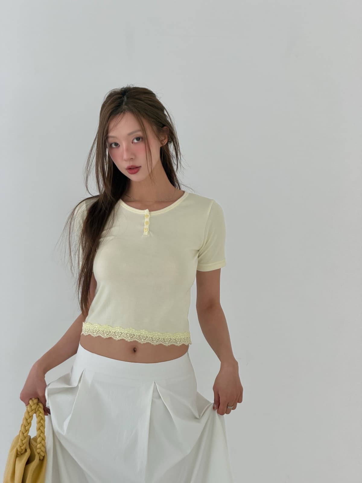 Paddy Lace Short Sleeve T-shirt - 이미지 12