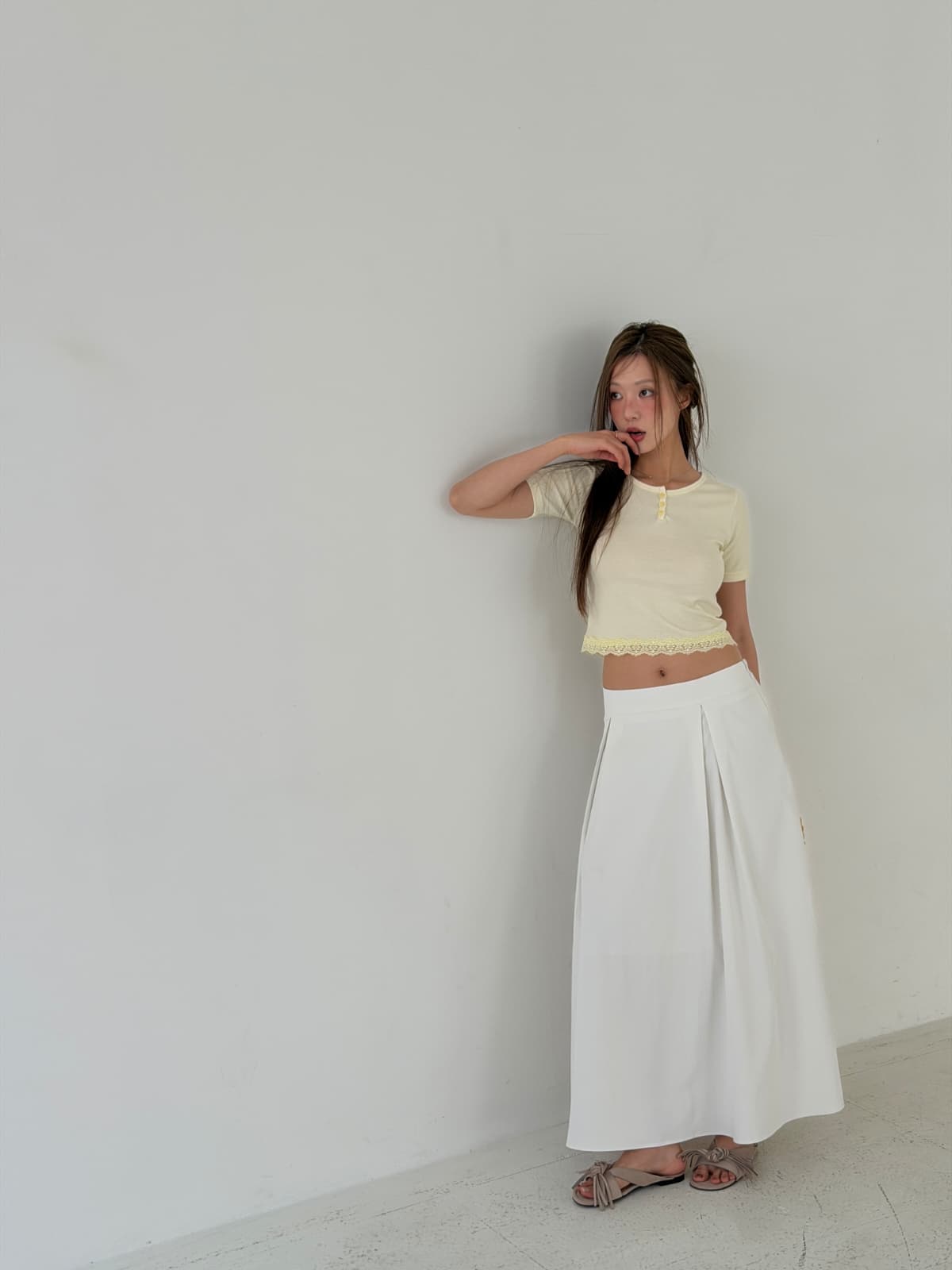 Paddy Lace Short Sleeve T-shirt - 이미지 13