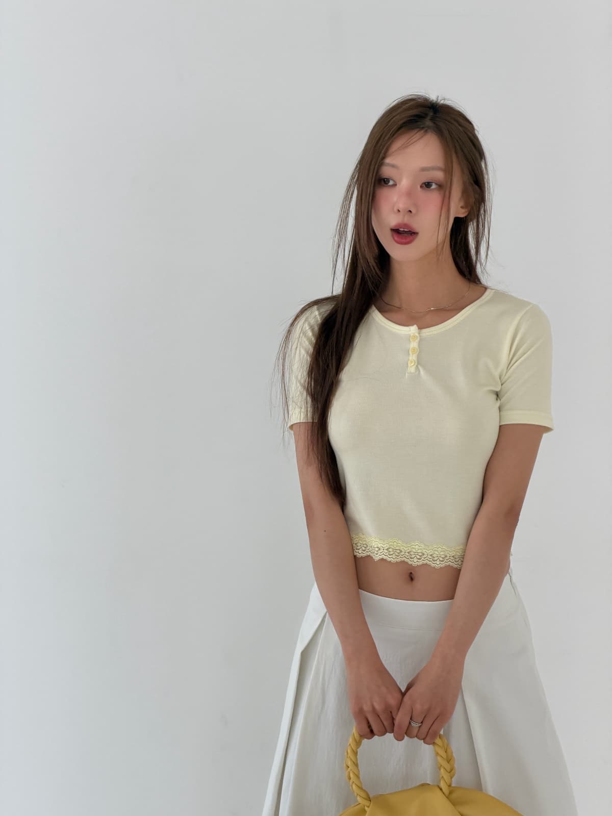 Paddy Lace Short Sleeve T-shirt - 이미지 11