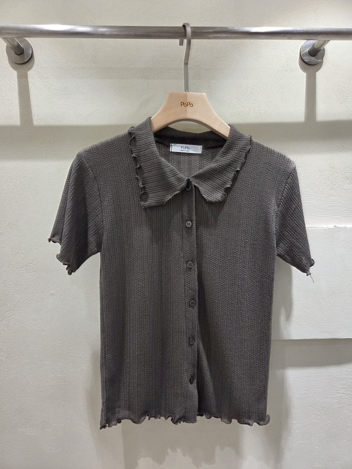 knit collared shirt - 이미지 18