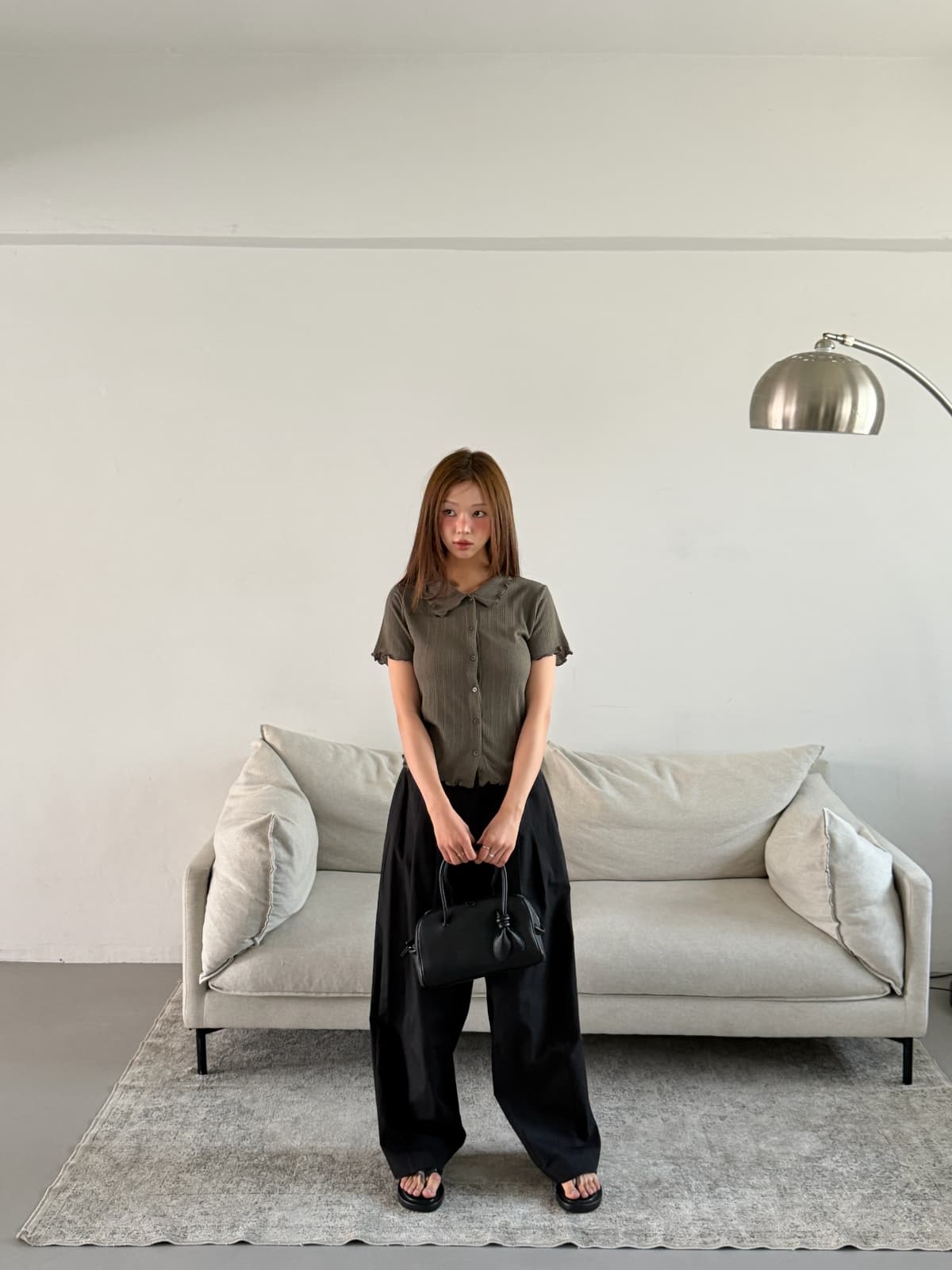 knit collared shirt - 이미지 8